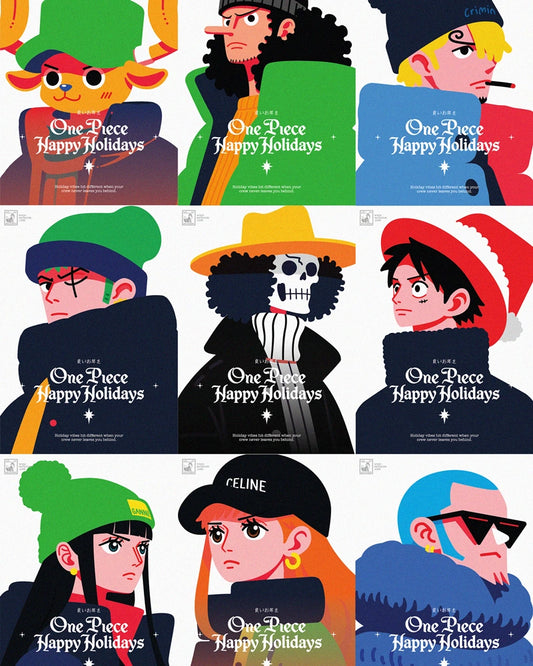 Cozy Winter Anime Arc Postcards - Digital Download - PDF