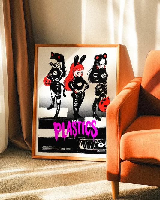 The Plastics - 12x16in - Vintage Poster