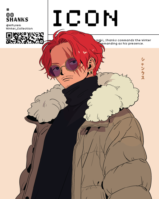 Red - ICON - Anime Poster - High-Quality Wall Art