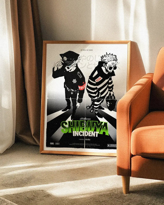 Shibuya Incident - 12x16in - Vintage Poster