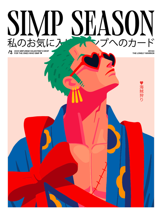 SIMP SEASON - PRINT - Swordsman- Fanart - 12x16in - Portraits