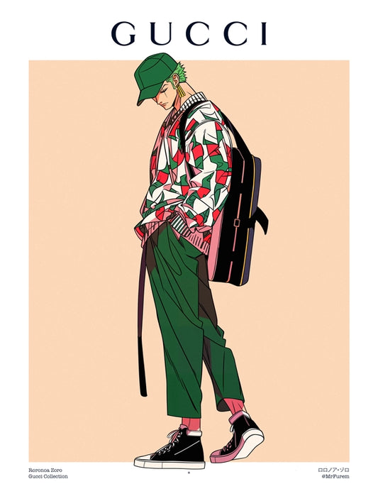 Swordsman - Wears Fashion- Fanart - 12x16in