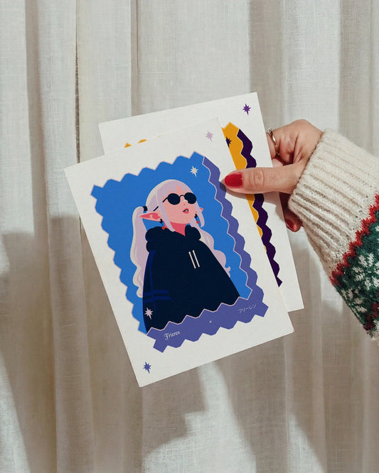 Frieren Postcards * Digital Download PDF + Wallpapers