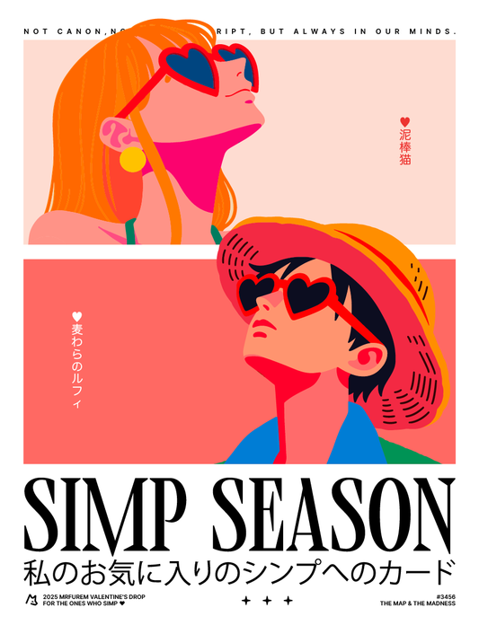 SIMP SEASON - PRINT - Navigator &   Captain - Fanart - 12x16in