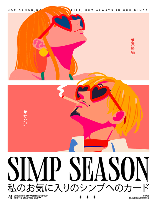 SIMP SEASON - PRINT - Navigator & Cook - Fanart - 12x16in