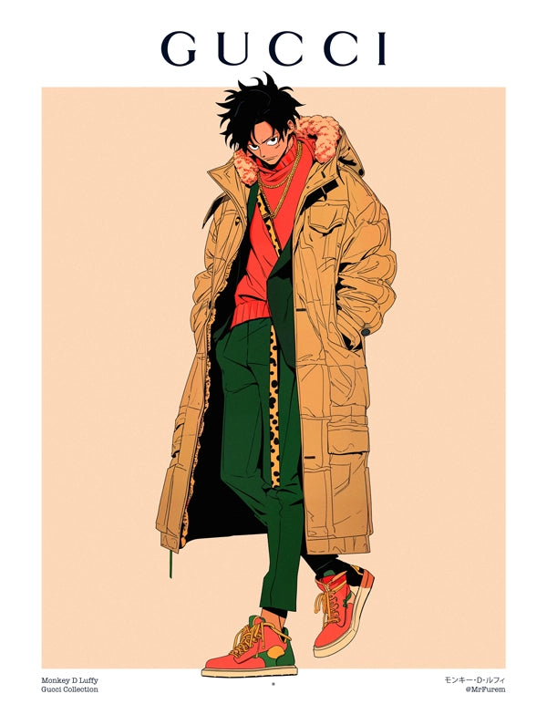 One Piece Wears Gucci