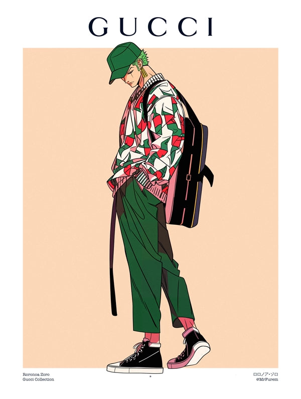 Swordsman - Wears Fashion- Fanart - 12x16in